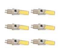 Dioche LED G9 10w G9 LED Light Bulb - 6 Pack 9W Dimmable 360° Illumination, Energy Efficient Replacement for Wall & Table Lamps, Cool & Warm White Options (White Light)