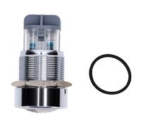 Dioche LED Signal Indicator Light with Buzzer, 22mm Panel Mount Flash | IP65 Rainproof, 12V Direct PLC Compatible, High Decibel Sound and Flash, Metal Shell Self-extinguishing