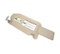 Dioche Left Driver Sunvisor Beige Sun Board Guards 96401-9PB0A for Pathfinder 2013-2018 / QX60 2014-2017