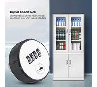 Dioche Lock Combination Cam Digital Zinc Alloy Code Combination Lock | Password Safe for Cabinets, Toolboxes, and Lockers | Durable 26mm Design with 100 Combinations (Installation Thickness 20mm)