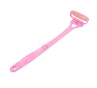 Dioche Long Handle Back Lotion Applicator Roller Facial Massage Tool for Skin Care with Portable Cooling Roller Soothing Massage for Face Legs Back (Pink)