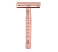 Dioche Long Handle Double Long Handle Double Sided Shaving Tool | Vintage Safety Barber Straight Vane/Wing Barber Straight Vane/Wing / / Set (Rose Gold)