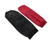 Dioche Long Satin Sleep 2pcs Long Satin Sleep Cap with Elastic Band Extra Large Prevent for Women - Soft, Adjustable, and Perfect for & Shower
