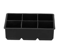 Dioche Maker Ice Mold Large 6-Grid Silicone Ice Cube Maker - Perfect for Parties & Bars, Slow-Melting Tray for Drinks, Easy to Use & Space-Saving Design