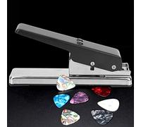 Dioche Maker Tool Molds Guitar Bass Plectrum Maker - Metal Punch Tool with 2 Molds for DIY Guitar Picks, Easy-to-Use Design, Accessory