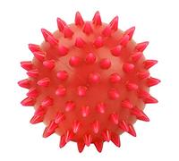 Dioche Massager Soft Spike PVC Spiky - Deep Tissue Massager for Foot, Back & Body - Ideal for Myofascial Release - Portable Design for Home, Office & Outdoor Use - Available in 4 (Red)