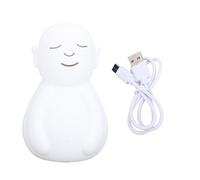 Dioche Meditation Breathing Light Mindfulness Lamp with 1200mAH Battery Guided Breathing Exercises for Adults Kids Home Office School Relaxation Sleep Aid Silicone Built