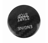 Dioche Mercedes GLA X156 Red Carbon Fiber Engine Start Button Cover Trim for ABC GLC GLA CLA ML Class - Easy to Install, Durable, and Stylish (Black)