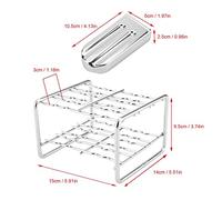 Dioche Metal Popsicle Popsicle Stainless Steel Ice Cream Mold Maker Tool - DIY Ice Pop Maker - Makes 6 Creams at Once - Durable Kitchen Tool for Home Use (Round Head Double Groove)