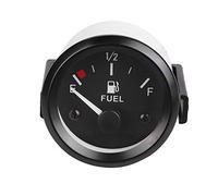 Dioche Meter Auto 2 Inch 52mm Car Fuel Gauge Meter with Fuel Sensor - High Sensitivity LED Pointer Indicator for Accurate Measurement