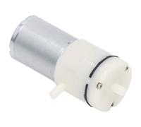 Dioche Micro Air Pressure Pump with Durable Plastic and 90 Degree Air Ports - DC Diaphragm Vacuum Pump, Compact 6V White for Efficient Performance (DC6V)
