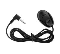 Dioche Microphone Car Radio Mini 3.5mm Car Microphone - Durable ABS | Omnidirectional | Bluetooth Compatible | Flexible Installation | 1.2m Cable