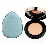 Dioche Mini Finger Powder Puff Makeup Puffs Super Soft Concealer Sponge for Body Cosmetic Foundation Blending Sponge with Wide Ribbon Design for Easy Application (Mini air cushion-blue)