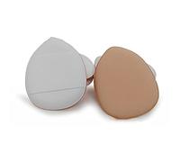 Dioche Mini Finger Powder Puff Makeup Puffs Super Soft Concealer Sponge for Body Cosmetic Foundation Blending Sponge with Wide Ribbon Design for Easy Application (Mini air cushion-white)