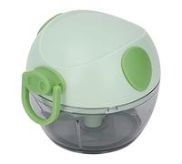 Dioche Mini Garlic Chopper Multifunctional Manual Garlic Chopper - Hand Pull Food Processor for Home Use, Durable Stainless Steel Vane/Wing for Quick Mixing & Chopping, Ideal for Vegetables (Green