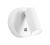 Dioche Modern Spotlight Magnetic Wall Lamp - Touch Control, Dimmable Reading Light, Eye Protection, Adjustable Angle with Type C Rechargeable Battery - Minimalist Design for Bedroom & (Warm Light)