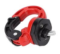 Dioche Motorcycle Front Claw Hook, Luggage and Helmet Bag Hook, Made of Aluminum Alloy Steel, with a Load Capacity of 12kg, Suitable for Electric Scooters. (red+Black)