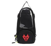 Dioche Motorcycle Tank Bag, Motorcycle Magnetic Tank Bag Oxford Fabric High Strength 4.5L Large Capacity Navigation Package for Motorcycles (Red)