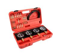 Dioche Motorcycle Vacuum Carburetor 4-Cylinder Vacuum Carburetor Synchronization Balancer - High Precision Engine Pressure Tester for 2-4 Motorcycles, Portable