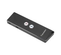Dioche Multi-Language Smart Voice Translator Device with 5.0 Support for 74 Languages and 70 Accents - Portable Handheld Translation Device in Sl lack Aluminum Alloy (Black)