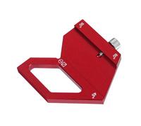 Dioche Multifunctional Measuring Ruler - Woodworking Scribing Tool for 45/60/90 Degree Angle Marking - Premium Aluminum Alloy Construction - Essential for Carpenters and Enthusiasts (Positioning