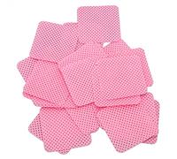 Dioche Nail Wipes Nail 1000pcs Lint Free Wipes - Soft Polish Remover Pads & Eyelash Extension Glue Cleaning Pads - Ideal for Art & Beauty Salons - Pink Color