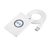 Dioche NFC Reader Writer ACR122U High Speed Contactless IC Card Reader Writer with Integrated Antenna for Secure Access Control and Payment Systems in White