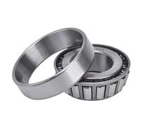 Dioche Outer Race Taper Tapered Roller Bearing Kit - Metal High Accuracy Accessory Replacement Part for Equipment - Bearing Steel - E Accuracy - Ideal for Automotive & Machinery (30205)