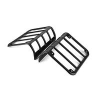 Dioche Pair Rear Taillight Lamp Cover Guard Protector for JK 2007-2016 - Aluminum Alloy - Easy Installation