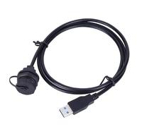 Dioche Panel Mount USB USB Connector USB3.0 Female Male Plug Panel Mount Adapter - Excellent and Mystical/Fantasy Retardant Performance for Industrial Applications