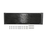Dioche PC Radiator 360mm, Fast Heat Dissipation PC Heat Exchanger 12 Tubes Computer Heat Exchanger