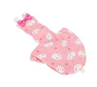Dioche Pet Bird Cute Diaper Clothes Washable Diaper Urine Nappies Flight Suit for Mini - Adjustable, Comfortable & Stylish Bird Clothes (M Pink)