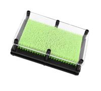 Dioche Pin Art 3D 3D Clone Hand Model - Fun & Creative Plastic Hand Face Model for Children and Office Decoration - Durable Clone Pin Art, DIY Toy for All Ages (Medium Size Green)