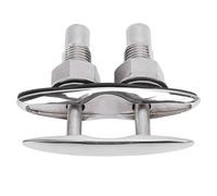 Dioche Pop Up Boat Cleats 5in Pull Up Boat Cleat - 316 Stainless Steel Highly Polished Retractable Dock Cleat for RV, Yacht, Speedboat - Secure Fixation and Easy Installation