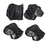 Dioche Pram Stroller Stroller Infant Wheel Cover Oxford Fabric Pram Wheels Cover - & Stain Resistant, Convenient Fit for Large & Small Wheels, 4-Pack (Small Size (Single Pack))