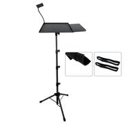 Dioche Projector Tripod Stand with Tray - Adjustable Height 24-63 Inches for Projectors, Laptops & Music Scores - Stable Triangle Design - Ideal for Presentations and Live Events (TYPE 4)