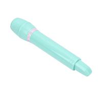 Dioche Prop Plastic Simulation Plastic Microphone Toy, a Fun Microphone for Practicing Speaking, Suitable for Cosplay and Birthday Parties, in blue. (Green)