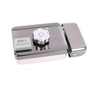 Dioche Remote Control Door Lock, Wireless Keyless Entry Anti Theft Electronic Lock with Silent Motor and ID Card Access for Home Office Apartment