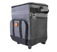 Dioche Rolling Cooler with Wheels Large Capacity Insulated Soft Cooler Bag 35L for Outdoor Camping Picnic Beach Dark Grey