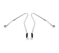Dioche Saddlebag Support Bars for T100/ 900 | Metal Saddle Bag Bracket | Easy Installation | Secure Your Gear | Fits 2001-2016 (A(Silver))