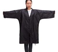 Dioche Salon Client Gown Anti Static Adjustable Hairdressing Smock for Spa Beauty Hair Black One Size Fits Most