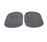 Dioche Sand Wipe Off 2 Pcs Velvet Sand Wipe Off Mitts - Large Size Mesh Fabric Beach Remover Cleaner, Essential for Vacation & Sandboxes, Blue (Grey)