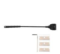 Dioche Scraper Fish Scraper Aquarium | Long Handle Glass Cleaner with Replaceable Blades | Right Angle Design for Easy Corner Cleaning | Gentle on Glass | Dual-Purpose (Standard)