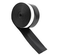 Dioche Self Adhesive Door Window Sealing Strip Black 5M 45mm - Silicone Weather Stripping for Dust Prevention (Black)