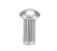 Dioche Shank Round Head 50pcs M5 Stainless Steel Round Head Patterned Rod Rivet Kit - Rivet Selection for Multiple Projects M58/M510/M512/M514/M5*16 (*12)