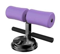 Dioche Sit Up Assistant Device Home Fitness Abdominal Training Equipment with Suction Cup Parallel Bars Strong Grip Stable Non Slip (Purple)