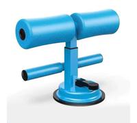 Dioche Sit Up Assistant Device Home Fitness Abdominal Training Equipment with Suction Cup Parallel Bars Strong Grip Stable Non Slip (Blue)