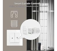 Dioche Smart Curtain Controller, Smart Curtain Controller | WiFi Switch Module | Voice Control & Timing Function | Perfect for Home, Hotel & Office | Compatible with All (#3)