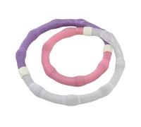 Dioche Soft Hoop, Foldable Weighted Spring Hoop for Adults - Portable Foldable Fitness Workout Sports - Waist-Friendly Design for Home & Travel - Ideal for Cardio & Core Toning