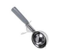Dioche Spoon Cuillere a Stainless Steel Ice Cream Scoop with Plastic Handle, 6.5cm Multi-Functional Kitchen Tool, Suitable for Ice Cream, Fruit, Cookies, Dough, Home and Commercial use. (7.2CM)
